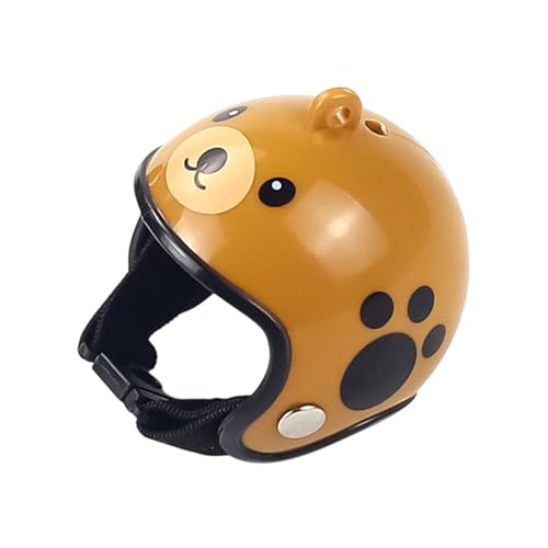 Rukjmqi 3 Stück Hühnerhelme, 70 G Hühner Helm, 4x4.5 Cm Hühnerhut, Kreativer Hühnerkopfschutz, Kopfbekleidung Für Kleine Tier, Sicherheits Kopfbedeckung Für Hühner Henne Vogel Papageienanwichte von Rukjmqi