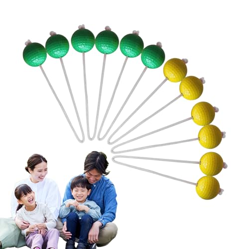 Rukjmqi 6 Pairs Leiter Golfball, Leitergolf Bälle, Leitergolf Ball, Pädagogisches Gartenspiel, Wurfspiel Kinder, Interaktives Familienspielzeug Bei Treffen Und Kinderbeschäftigung Rukjmqi 6 Pairs Leiter Golfball, Leitergolf Bälle, Leitergolf Ball, Pädagogisches Gartenspiel, Wurfspiel Kinder, Interaktives Familienspielzeug Bei Treffen Und Kinderbeschäftigung von Rukjmqi