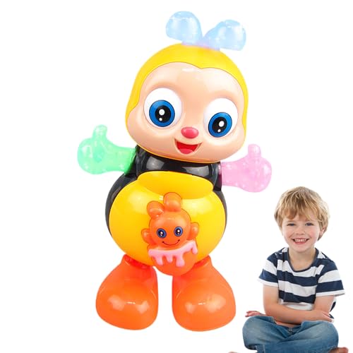 Rukjmqi Baby Tanzspielzeug - Musikalische Bienen Spielzeuge Mit Lichtern,Pädagogische Singende Lernaktivitäten Für Babys Geburtstag Ostern Reisen Spielzeit Rukjmqi Baby Tanzspielzeug - Musikalische Bienen Spielzeuge Mit Lichtern,Pädagogische Singende Lernaktivitäten Für Babys Geburtstag Ostern Reisen Spielzeit von Rukjmqi