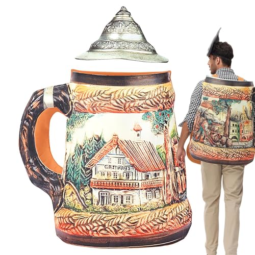 Rukjmqi Bierdosen Kostüm - Damen Bierkrug Kostüm | Atmungsaktives Und Lustiges Design Outfit Für Oktoberfest Cosplay Party Veranstaltungen Verkleidung Für Damen Herren Kinder Rukjmqi Bierdosen Kostüm - Damen Bierkrug Kostüm | Atmungsaktives Und Lustiges Design Outfit Für Oktoberfest Cosplay Party Veranstaltungen Verkleidung Für Damen Herren Kinder von Rukjmqi