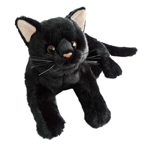 Rukjmqi Katze Kuscheltier, Katze Plüschtier Simulations Katzen Puppe 12 Zoll Plüsch Katze Plüsch Puppen Kuschelig Niedlich Begleiter Puppe Für Frauen Männer Film Fans Liebhaber, Geschenkideen Für Kind von Rukjmqi