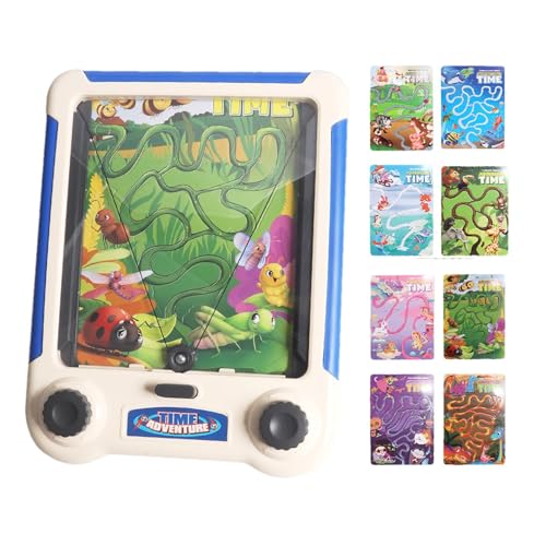 Rukjmqi Labyrinth Puzzle Game, Handheld Maze Game - Brain Teaser Ball -Spiel mit Klang und Licht,Unterhaltsame Reisespielzeug, Vorschulpädagogik -Lernaktivitäten von Rukjmqi