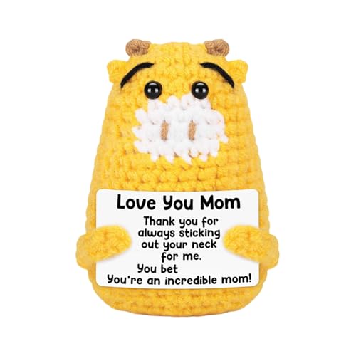 Rukjmqi Positive Häkeltiere, häkelne Positive Tiere,Lustige Giraffe -Strickpuppe | Süße emotionale Häkeltiere mit positiver Karte für Kinder Erwachsene Kollegen Kollegen Kollegin Freund Empolyer Rukjmqi Positive Häkeltiere, häkelne Positive Tiere,Lustige Giraffe -Strickpuppe | Süße emotionale Häkeltiere mit positiver Karte für Kinder Erwachsene Kollegen Kollegen Kollegin Freund Empolyer von Rukjmqi