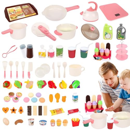 Rukjmqi Spielküchen-Zubehör,Lernspielzeug Für Vorschulkinder | Küchenspielset Mit Lebensmitteln Zur Feinmotorik Förderung Für Mädchen Kindergarten Vorschule Rukjmqi Spielküchen-Zubehör,Lernspielzeug Für Vorschulkinder | Küchenspielset Mit Lebensmitteln Zur Feinmotorik Förderung Für Mädchen Kindergarten Vorschule von Rukjmqi
