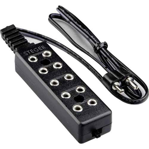 Rulke Rulke069464 Kahlert Licht 69464 Verteilerleiste mit Schalter 3.5V, Schwarz von Kahlert Licht