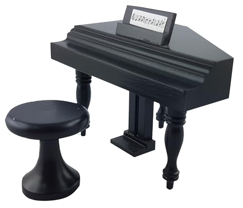 Rulke Rulke22199 Miniatur Klavier, Schwarz von Rülke