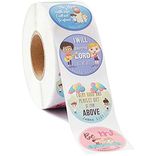 500 Stücke 8 Designs Muster 500 Stücke Religiöse Aufkleber Bibel Verse Aufkleber Für Kinder Junge Mädchen Klassisch Spielzeug Cartoon Aufkleber Aufkleber von Ruluti