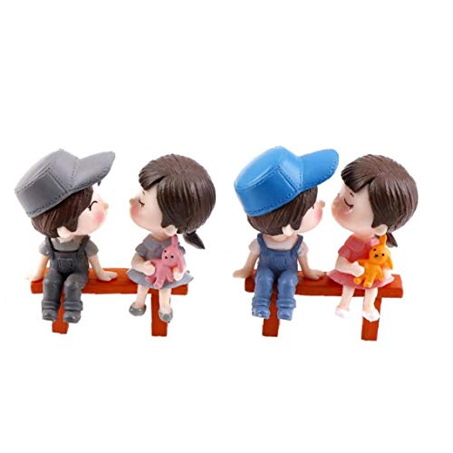 Ruluti 3pcs / Set Mini Hocker Paare Puppen Feegarten Miniatures Dekor DIY Micro Landschaft Puppenstuben/Terrarium Action-Figuren Figur B Ruluti 3pcs / Set Mini Hocker Paare Puppen Feegarten Miniatures Dekor DIY Micro Landschaft Puppenstuben/Terrarium Action-Figuren Figur B von Ruluti