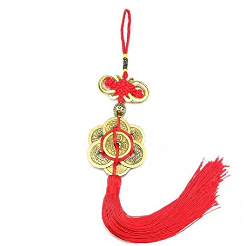 Ruluti Lucky Coin 1pc Lucky Charm Ancient Coins Red Chinese Knot Protection Good Fortune Home Car Decor Ruluti Lucky Coin 1pc Lucky Charm Ancient Coins Red Chinese Knot Protection Good Fortune Home Car Decor von Ruluti