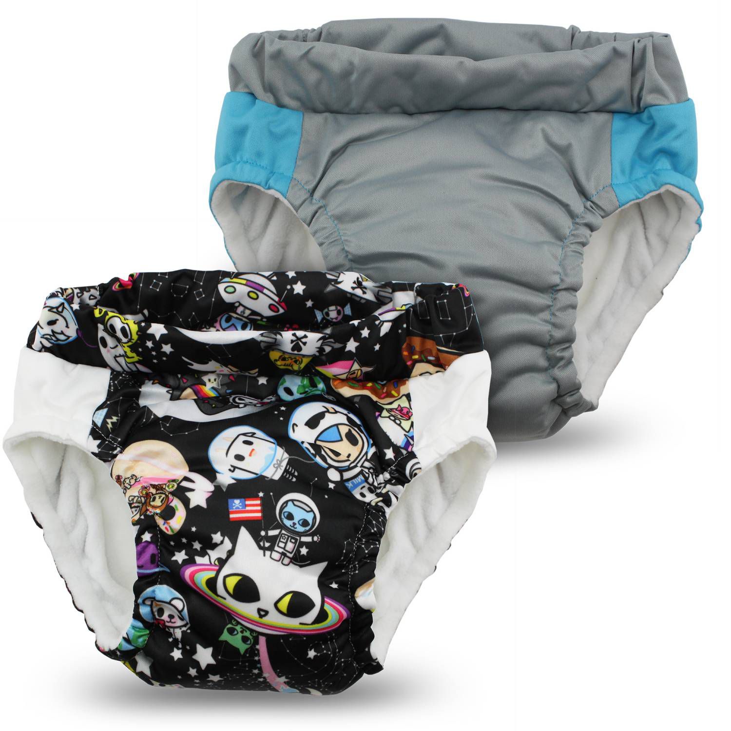 Rumparooz Lil Learnerz Trainer - 2 St. - TokiSpace & Platinum XS (8 - 11 kg) von Rumparooz
