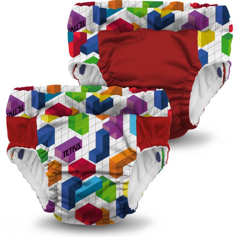 Rumparooz Lil Learnerz Trainer - 2 St. - XS (8 - 11 kg) Block Party & Scarlet von Rumparooz