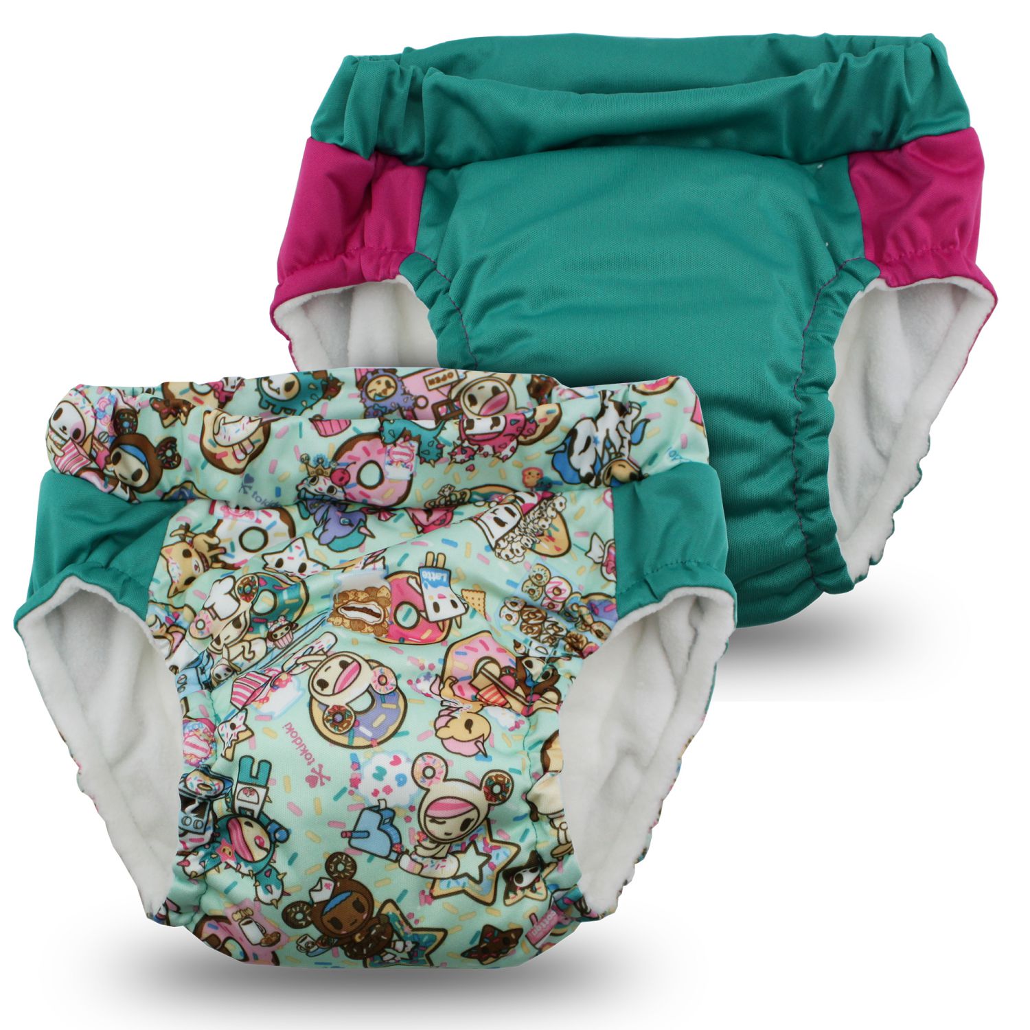 Rumparooz Lil Learnerz Trainer - 2 St. - XS (8 - 11 kg) TokiTreats & Peacock von Rumparooz
