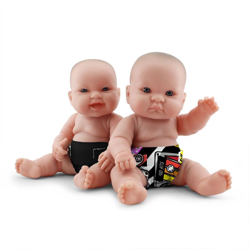 Rumparooz Puppenwindeln - 2 Stk. - Mixtape & Phantom von Rumparooz
