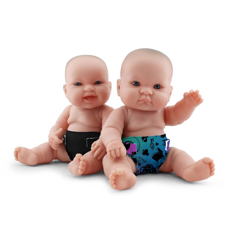Rumparooz Puppenwindeln - 2 Stk. - Muchness & Phantom von Rumparooz