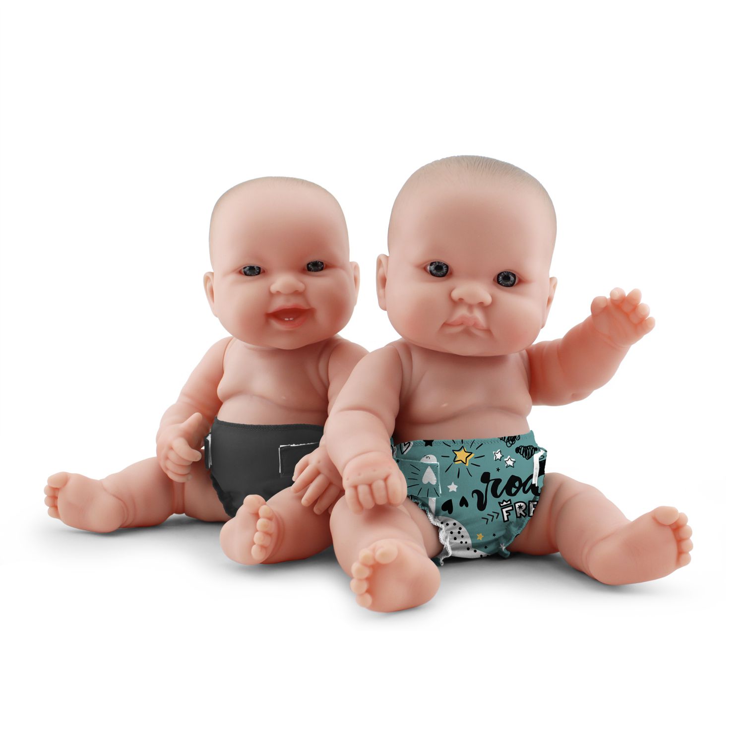 Rumparooz Puppenwindeln - 2 Stk. - Roam Free & Fluff Rumparooz Puppenwindeln - 2 Stk. - Roam Free & Fluff von Rumparooz