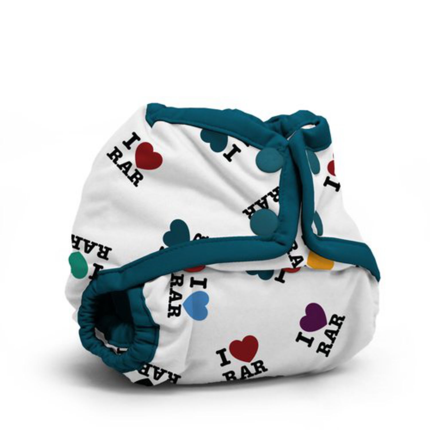 Rumparooz Überhose für Neugeborene (Druck) - I Love RAR von Rumparooz