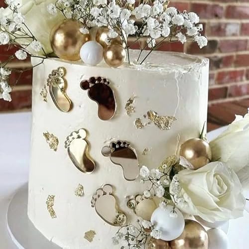 Oh Baby Cake Topper Fußabdrücke alles Gute zum Geburtstag Kuchen Topper Babyparty Tortendeko, Kuchenstecker für Baby Shower Gender Reveal Partydeko Oh Baby Cake Topper Fußabdrücke alles Gute zum Geburtstag Kuchen Topper Babyparty Tortendeko, Kuchenstecker für Baby Shower Gender Reveal Partydeko von RunFar shop