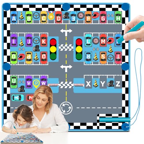 RunHero Montessori Spielzeug ab 1 Jahre Holz Magnetspiel Alphabet-Labyrinth Lernspiele Motorikspielzeug Puzzle Board Sortierspiel Kinderspielzeug Geschenk für ab 2 3 4 5 6 7 Jahre Kinder Mädchen Junge RunHero Montessori Spielzeug ab 1 Jahre Holz Magnetspiel Alphabet-Labyrinth Lernspiele Motorikspielzeug Puzzle Board Sortierspiel Kinderspielzeug Geschenk für ab 2 3 4 5 6 7 Jahre Kinder Mädchen Junge von RunHero