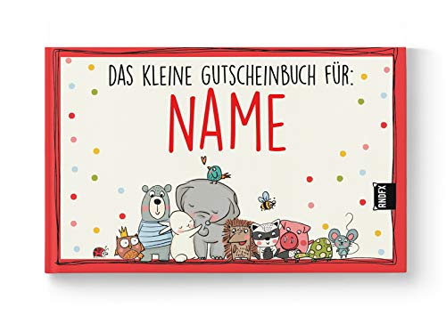 Rundfux® Das kleine Gutscheinbuch für Kinder mit personalisiertem Namen | Geburtstag, Ostern, Nikolaus, Adventskalender von Rundfux
