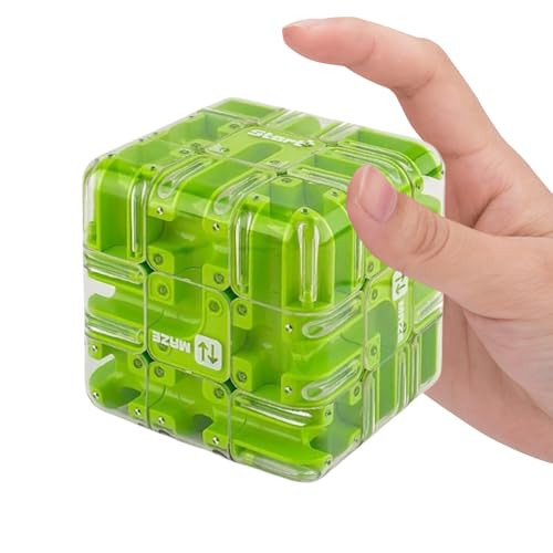 Großer Labyrinth 3D Puzzles Würfel – Spannendes Denkspiel, 3D Zauberwürfel Labyrinth Ball Puzzle Für Kinder Und Jugendliche, Räumliches Vorstellungsvermögen Verbessern, Logisches Denken Fördern Großer Labyrinth 3D Puzzles Würfel – Spannendes Denkspiel, 3D Zauberwürfel Labyrinth Ball Puzzle Für Kinder Und Jugendliche, Räumliches Vorstellungsvermögen Verbessern, Logisches Denken Fördern von Runkoyea