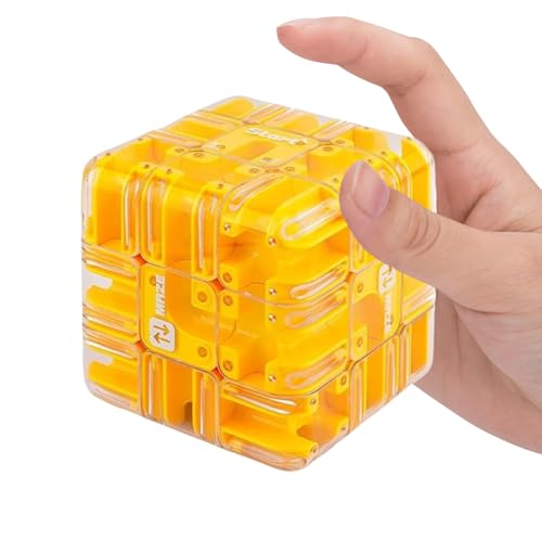 Großer Labyrinth 3D Puzzles Würfel – Spannendes Denkspiel, 3D Zauberwürfel Labyrinth Ball Puzzle Für Kinder Und Jugendliche, Räumliches Vorstellungsvermögen Verbessern, Logisches Denken Fördern Großer Labyrinth 3D Puzzles Würfel – Spannendes Denkspiel, 3D Zauberwürfel Labyrinth Ball Puzzle Für Kinder Und Jugendliche, Räumliches Vorstellungsvermögen Verbessern, Logisches Denken Fördern von Runkoyea