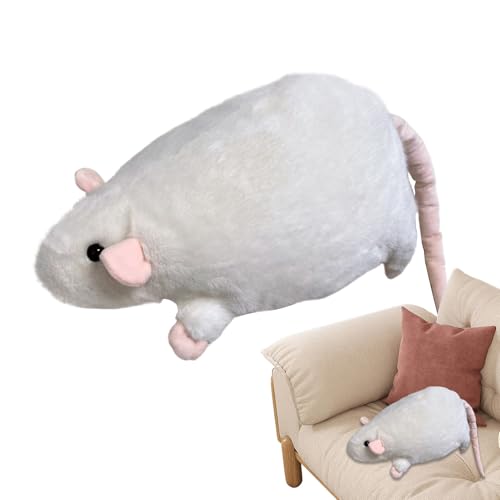 Runkoyea Plüschmäuse Spielzeug,Kuscheltier Puppe Für Kinder | Interaktive Plüschmäuse Für Kinder Zum Spielen, Stressabbau, Rollenspiel, Studentenzimmer, Schlafzimmer, Wohnzimmer von Runkoyea