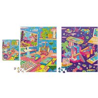 Cozy Gamer 2-In-1 Double-Sided 500-Piece Puzzle von Running Press Book Publishers