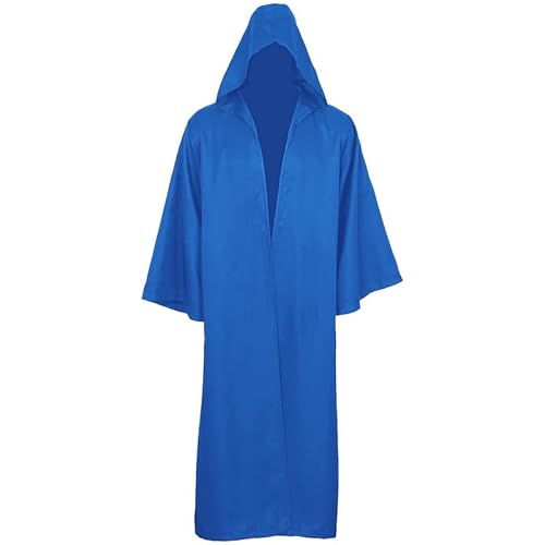Runstarshow Halloween Kapuzenumhang Zauberer Kostüm Erwachsene Herren Vampir Umhang Frauen Gothic Hexe Outfit Halloween Mittelalter Kostüme Cosplay Roben S-3XL von Runstarshow