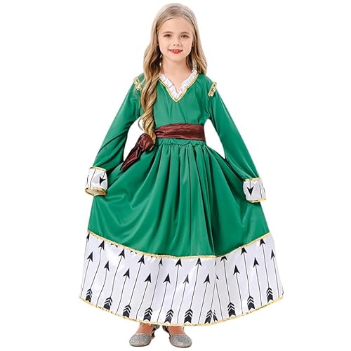Runstarshow Halloween-Kostüme für Kinder, Mädchen, Waldfee, niedliches Elfenkleid, ethnisches Kostüm, Jagd-Kostüm, Party, Cosplay, Alter 5–14 Jahre Runstarshow Halloween-Kostüme für Kinder, Mädchen, Waldfee, niedliches Elfenkleid, ethnisches Kostüm, Jagd-Kostüm, Party, Cosplay, Alter 5–14 Jahre von Runstarshow