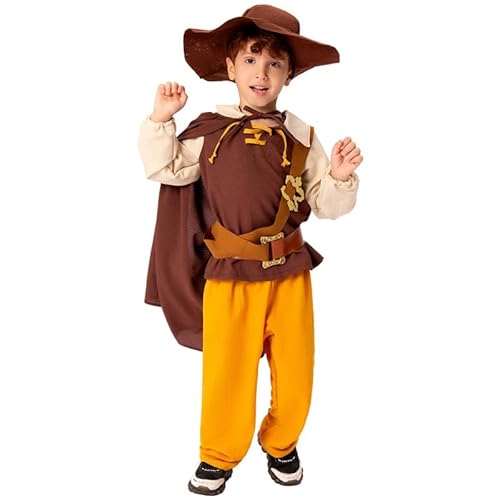 Runstarshow Halloween-Kostüme für Kinder, Mädchen, mittelalterliches Renaissance-Kleid für Jungen, historisches Märchen-Kostüm, viktorianischer Stil, Kleidung, Alter 6–10 Jahre Runstarshow Halloween-Kostüme für Kinder, Mädchen, mittelalterliches Renaissance-Kleid für Jungen, historisches Märchen-Kostüm, viktorianischer Stil, Kleidung, Alter 6–10 Jahre von Runstarshow