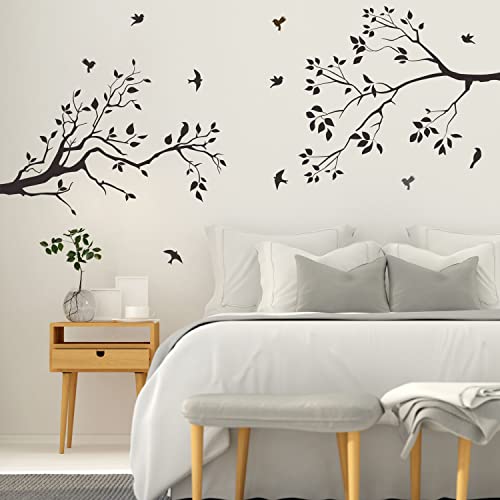 Runtoo Wandtattoo Ast Zweig Schwarz Wandsticker Vögel Baum Blätter Wandaufkleber Kinderzimmer Babyzimmer Wohnzimmer Schlafzimmer Wanddeko Runtoo Wandtattoo Ast Zweig Schwarz Wandsticker Vögel Baum Blätter Wandaufkleber Kinderzimmer Babyzimmer Wohnzimmer Schlafzimmer Wanddeko von Runtoo