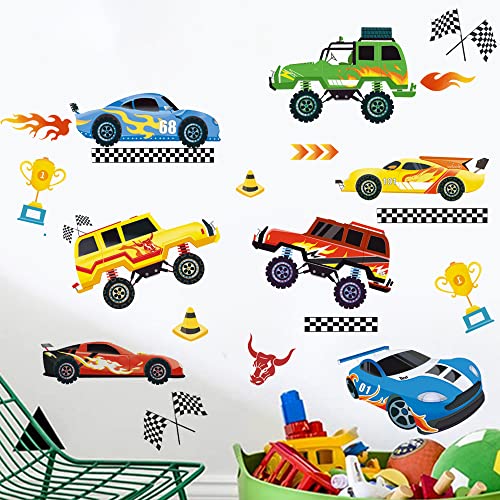 Runtoo Wandtattoo Autos Junge Wandaufkleber Vintage Rennauto Wandsticker Kinderzimmer Babyzimmer Wanddeko Runtoo Wandtattoo Autos Junge Wandaufkleber Vintage Rennauto Wandsticker Kinderzimmer Babyzimmer Wanddeko von Runtoo