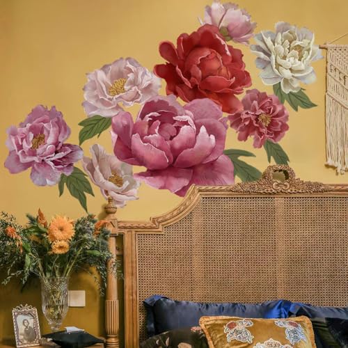 Runtoo Wandtattoo Blumen Groß Rosa Wandsticker Pfingstrosen Rosen XXL Wandaufkleber Wohnzimmer Schlafzimmer Kinderzimmer Babyzimmer Mädchen Wanddeko Runtoo Wandtattoo Blumen Groß Rosa Wandsticker Pfingstrosen Rosen XXL Wandaufkleber Wohnzimmer Schlafzimmer Kinderzimmer Babyzimmer Mädchen Wanddeko von Runtoo