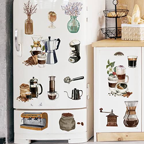 Runtoo Wandtattoo Kaffee Tasse Selbstklebend Wandsticker Kaffeebohnen Kaffeemühle Wandaufkleber Kaffeebar Küche Esszimmer Wanddeko Runtoo Wandtattoo Kaffee Tasse Selbstklebend Wandsticker Kaffeebohnen Kaffeemühle Wandaufkleber Kaffeebar Küche Esszimmer Wanddeko von Runtoo