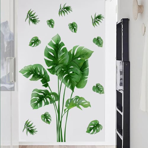 Runtoo Wandtattoo Palmen Blätter Wandsticker Grüne Pflanzen Wandaufkleber Schlafzimmer Wohnzimmer Babyzimmer Kinderzimmer Fenster Wanddeko Runtoo Wandtattoo Palmen Blätter Wandsticker Grüne Pflanzen Wandaufkleber Schlafzimmer Wohnzimmer Babyzimmer Kinderzimmer Fenster Wanddeko von Runtoo