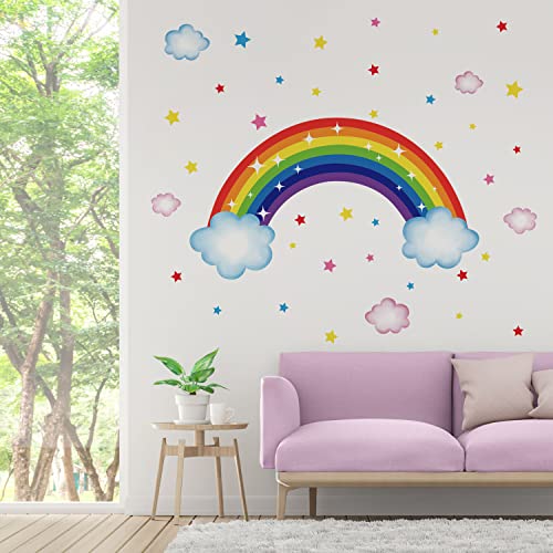Runtoo Wandtattoo Regenbogen Kinderzimmer Wandsticker Boho Groß Sterne Pastel Wandaufkleber Wohnzimmer Babyzimmer Mädchen Junge Wanddeko Runtoo Wandtattoo Regenbogen Kinderzimmer Wandsticker Boho Groß Sterne Pastel Wandaufkleber Wohnzimmer Babyzimmer Mädchen Junge Wanddeko von Runtoo