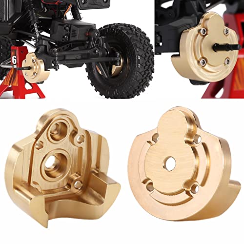 Runup 2 x Messing-Portalabdeckungen für 1/18 Axial UTB18 Capra Unlimited Trail Buggy Upgrade (UTB18-01) von Runup