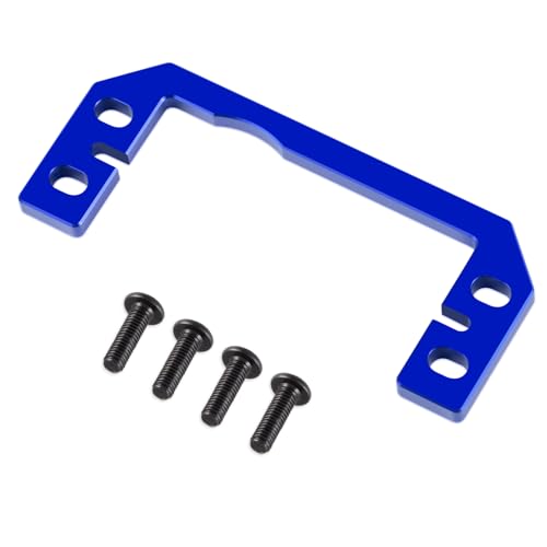 Runup Aluminium Servo Mount Fixed Halterung für 1/16 Tra-xxas Mini Maxx Upgrades Teile Zubehör (Blau) von Runup