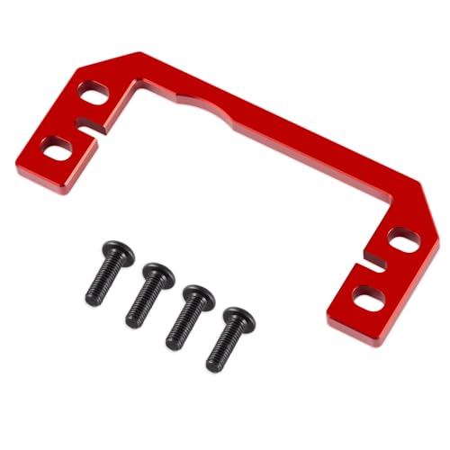 Runup Aluminium Servo Mount Fixed Halterung für 1/16 Tra-xxas Mini Maxx Upgrades Teile Zubehör (Rot) von Runup