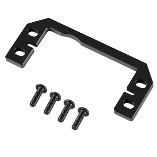 Runup Aluminium Servo Mount Fixed Halterung für 1/16 Tra-xxas Mini Maxx Upgrades Teile Zubehör (Schwarz) von Runup