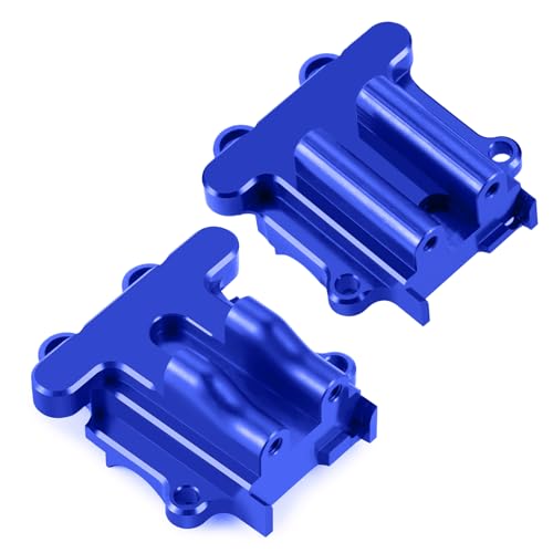 Runup Aluminium Vordere Hintere Diff Abdeckung Set Getriebegehäuse für Arrma 1/18 1/14 Granite Grom/Typhon Grom 1/16 Mojave Grom 223S RC Car Upgrade Teile (Blau) von Runup