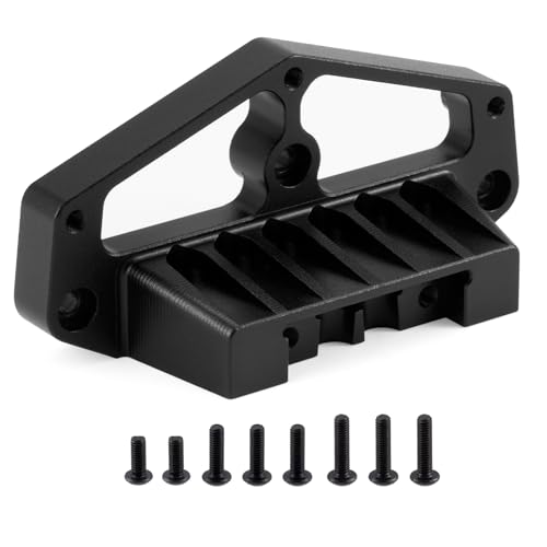 Runup Aluminium vordere untere Armstabilisator -Halterung für 1/12 Tamiya CW01 Chassis Lunchbox RC -Autoersatz -Upgrade Teile (Schwarz) von Runup