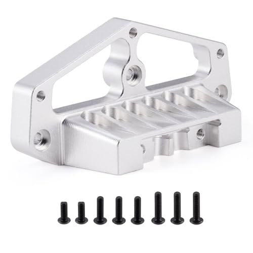 Runup Aluminium vordere untere Armstabilisator -Halterung für 1/12 Tamiya CW01 Chassis Lunchbox RC -Autoersatz -Upgrade Teile (Silber) von Runup