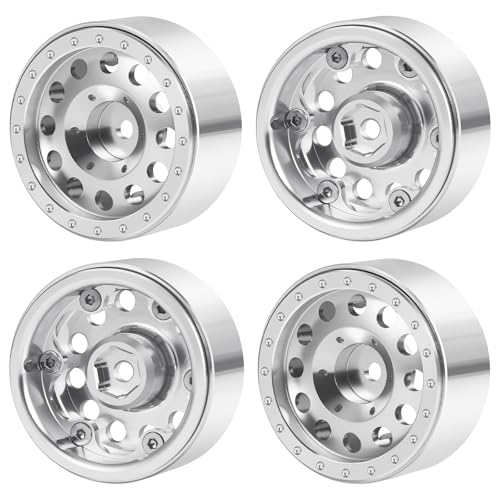 Runup CNC Aluminium 1.3" Beadlock Räder Felgen RC-Radnaben für TRX4M Axial SCX24 FMS FCX24 1/18 1/24 RC Crawler Car Upgrade von Runup