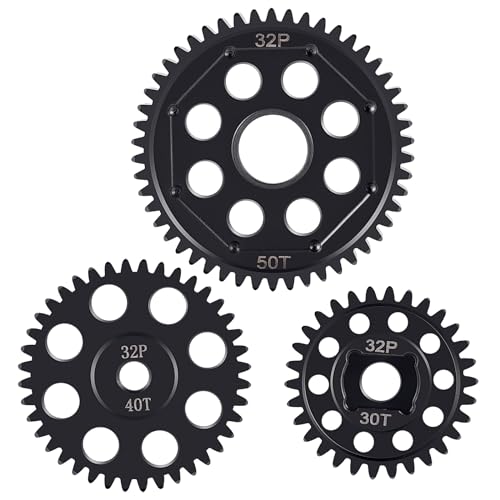 Runup Carbon Steel Getriebe Set 50T/40T/30T Trans Gears für Losi 1:4 Promoto-MX Motorrad Dirt Bike RTR von Runup