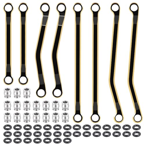 Runup High Clearance Chassis Link Rod Metal Connecting Rod Set for 1/18 RC Crawler Tra-xxas TRX4-M-K10 Bronco Defender Upgrade Parts Runup High Clearance Chassis Link Rod Metal Connecting Rod Set for 1/18 RC Crawler Tra-xxas TRX4-M-K10 Bronco Defender Upgrade Parts von Runup
