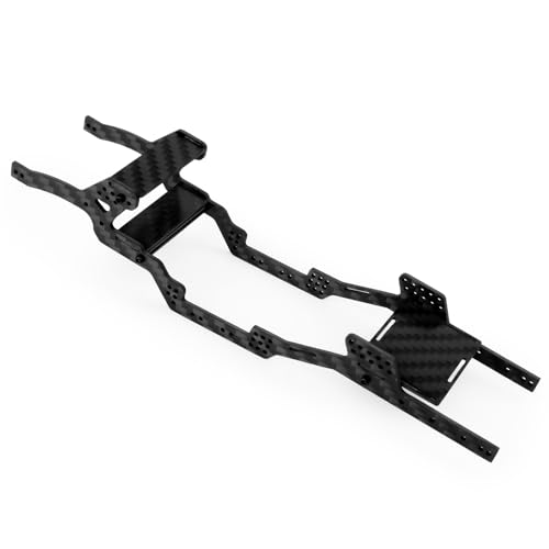 Runup Kohlefaser Chassis Rahmen Kit LCG Angled Skid Chassis 18g für 1/24 Axial SCX24 Bronco Deadbolt JLU C10 Upgrade Runup Kohlefaser Chassis Rahmen Kit LCG Angled Skid Chassis 18g für 1/24 Axial SCX24 Bronco Deadbolt JLU C10 Upgrade von Runup