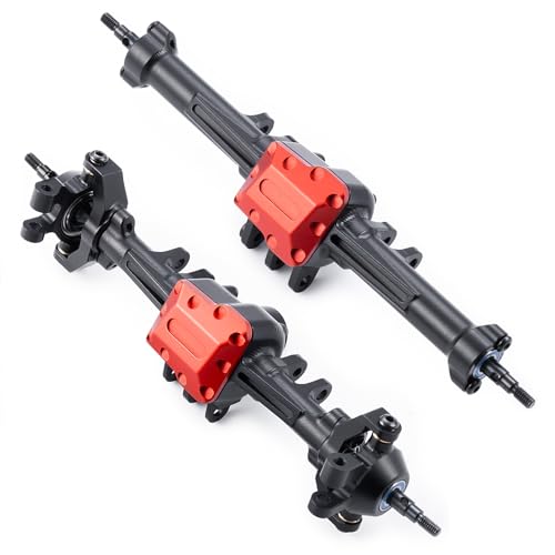 Runup Kompletter Vorder- und Hinterachsensatz – CNC-Aluminiumachsen in Originallänge für 1/18 RC Crawler TRX4M Upgrade Runup Kompletter Vorder- und Hinterachsensatz – CNC-Aluminiumachsen in Originallänge für 1/18 RC Crawler TRX4M Upgrade von Runup