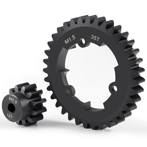 Runup M1.5 Carbon Steel Motor Ritzel Getriebe 12T + 35T Stirnradsatz für 1/5 X-MAXX X MAXX 6S 8S 1/6 XRT Monster Truck Upgrades Runup M1.5 Carbon Steel Motor Ritzel Getriebe 12T + 35T Stirnradsatz für 1/5 X-MAXX X MAXX 6S 8S 1/6 XRT Monster Truck Upgrades von Runup