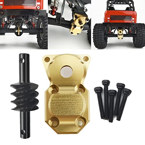 Runup Messing Diff Abdeckung und Achsengetriebe 6X6 Middle Axle Modification Kit für Axial SCX24 All Series 1/24 RC Crawler Car Parts Runup Messing Diff Abdeckung und Achsengetriebe 6X6 Middle Axle Modification Kit für Axial SCX24 All Series 1/24 RC Crawler Car Parts von Runup